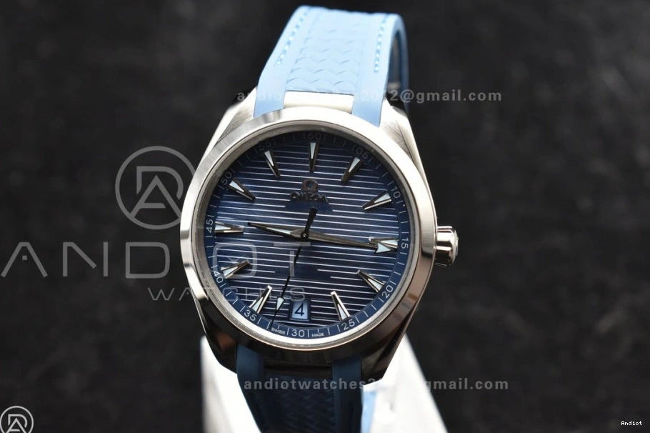 VSF Super Clone Aqua Summer Strap Dial A8900 Best 1:1 Terra 41mm Blue on Blue Edition Rubber 0314